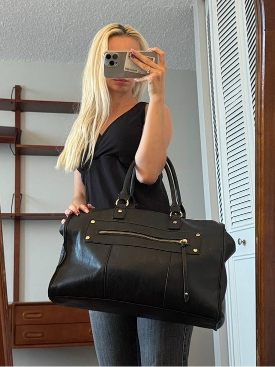 Aldo Handbags - Aldo Black Tote with Gold Hardware